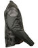 Image #2 - Milwaukee Leather Men's Assault Style Leather/Textile Racer Jacket - 4XL, Black, hi-res