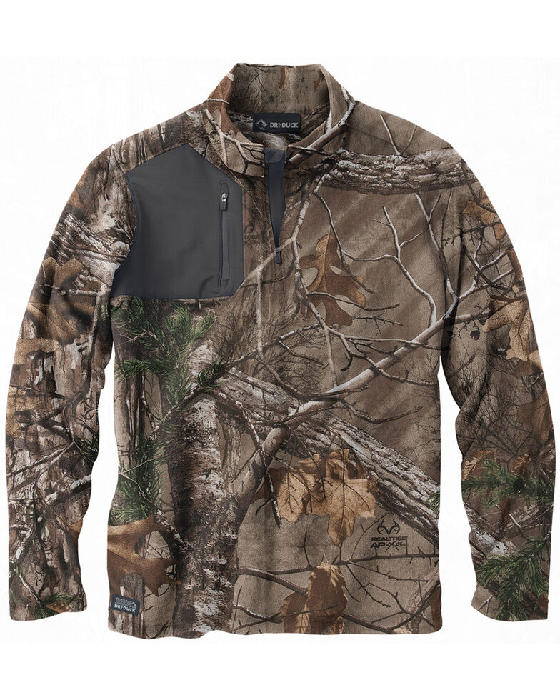 realtree men's fleece base layer pants