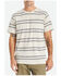 Brixton Men's Hilt Stripe Print Pocket Graphic T-Shirt, Cream, hi-res