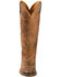 Lucchese Women's Laurelie Embroidered Floral Western Boots, Brown, hi-res