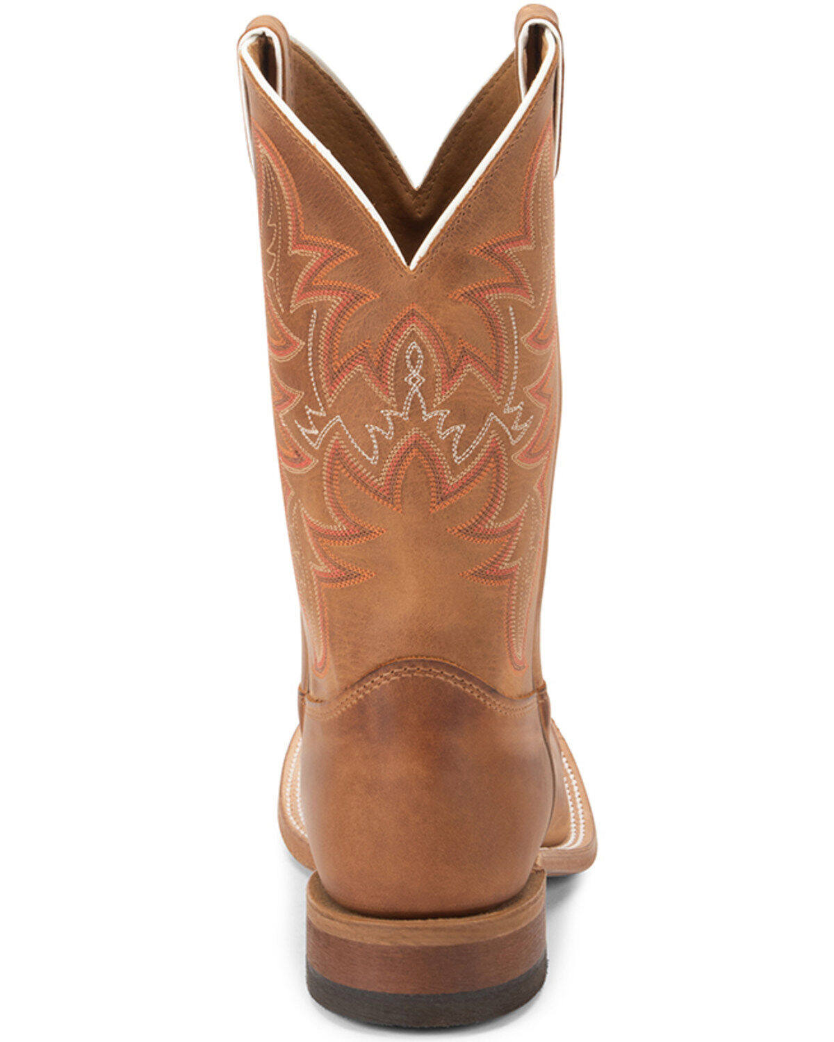 Image #6 - Justin Men's Bent Rail Square Toe Western Boots, Brown, hi-res