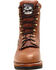 Georgia Men's 8" Lacer Work Boots, Walnut, hi-res