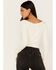 Image #4 - Shyanne Women's Ribbed Sweater Top, Off White, hi-res