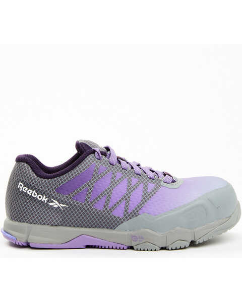 Image #4 - Reebok Women's Anomar Athletic Oxford Shoes - Composition Toe, Grey, hi-res