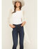 Image #1 - Shyanne Women's Embroidered Mesh Shawl, Cream, hi-res