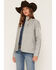 Image #1 - Cinch Women's Concealed Carry Bonded Jacket, Grey, hi-res
