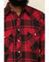 Image #4 - Resistol Men's Lumberjack Large Check Plaid Print Long Sleeve Pearl Snap Western Shirt, , hi-res