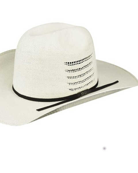 Bailey Deen Ribbon Western Straw Hat, Ivory, hi-res