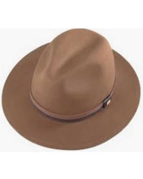 Henschel Men's Edmonton Crushable Wool Felt Western Safari Hat , Chestnut, hi-res