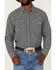 Image #4 - Blue Ranchwear Men's Small Plaid Long Sleeve Snap Western Shirt, Navy, hi-res