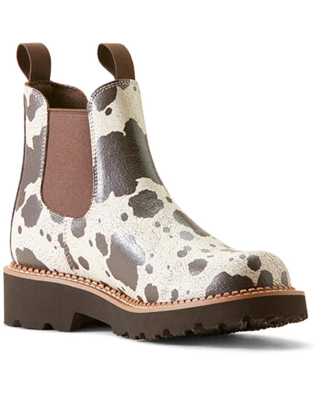 Ariat Women's Fatbaby Chelsea Boots - Round Toe, Brown, hi-res