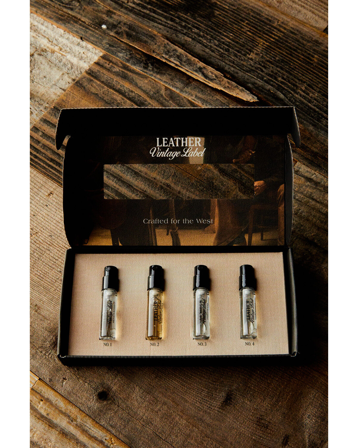 Tru Fragrances Men's Leather Discovery Cologne Set