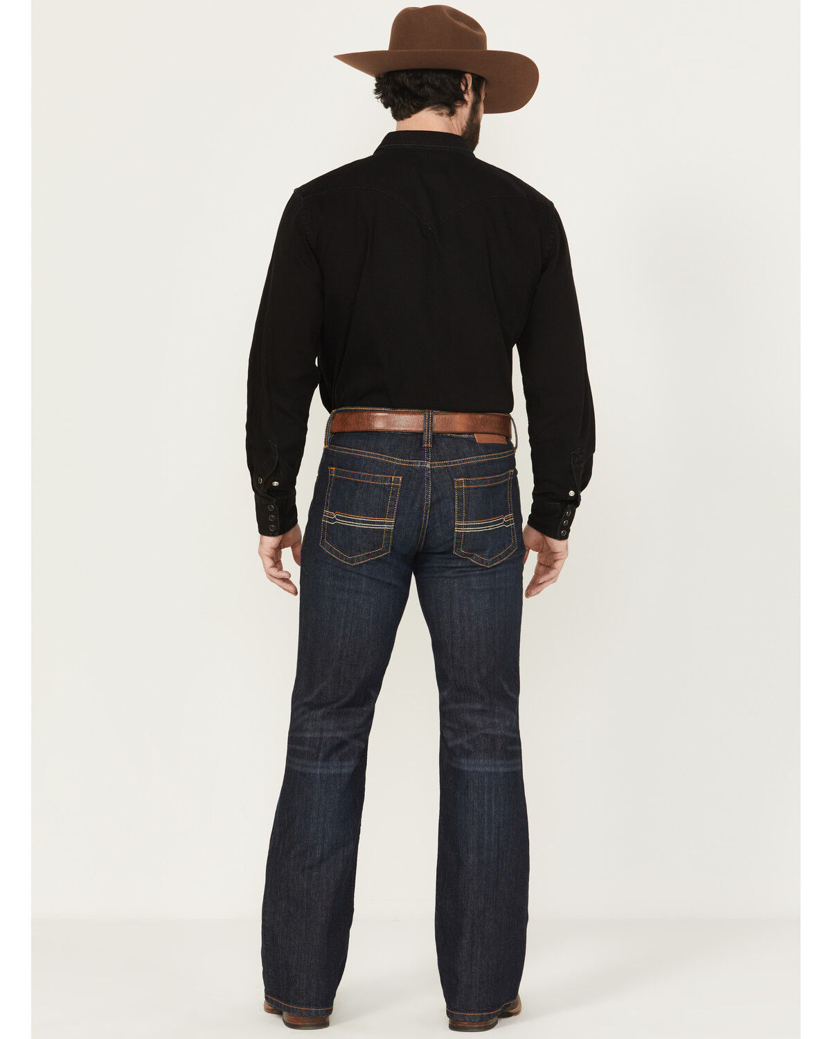 Image #3 - Cody James Men's Night Hawk Wash Duke Relaxed Bootcut Stretch Denim Jeans, Dark Wash, hi-res