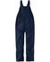 Image #4 - Carhartt Women's FR Rugged Flex® Loose Fit Duck Bib Overalls, Navy, hi-res