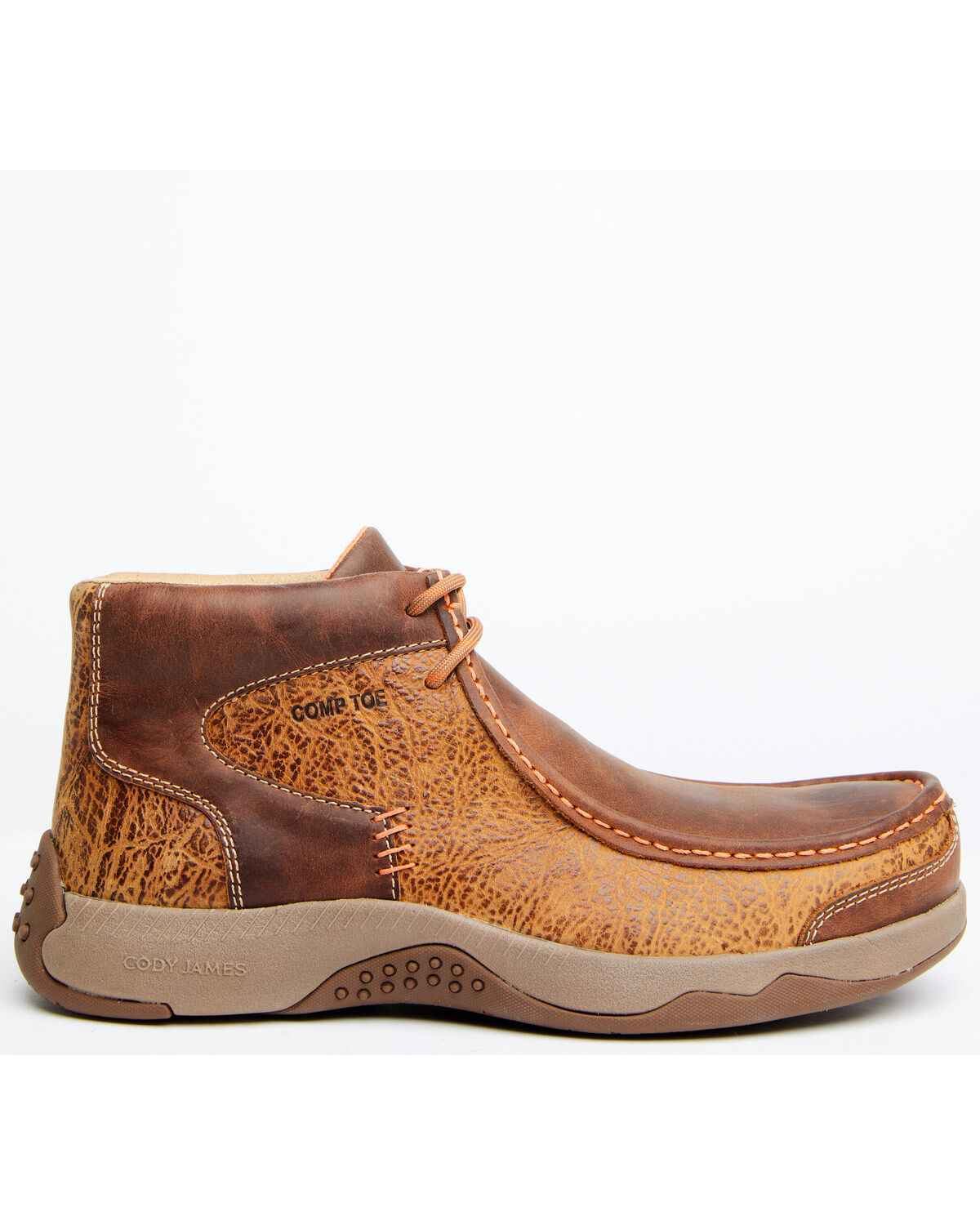 Image #2 - Cody James Men's Wallabee Tyche Chill Zone Casual Camp Work Shoe - Composite Toe, Brown, hi-res