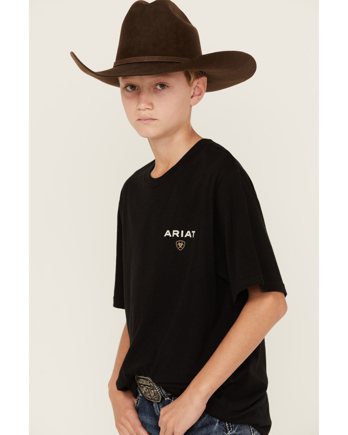 Product Name:  Ariat Boys' American Rancher Short Sleeve Graphic T-Shirt