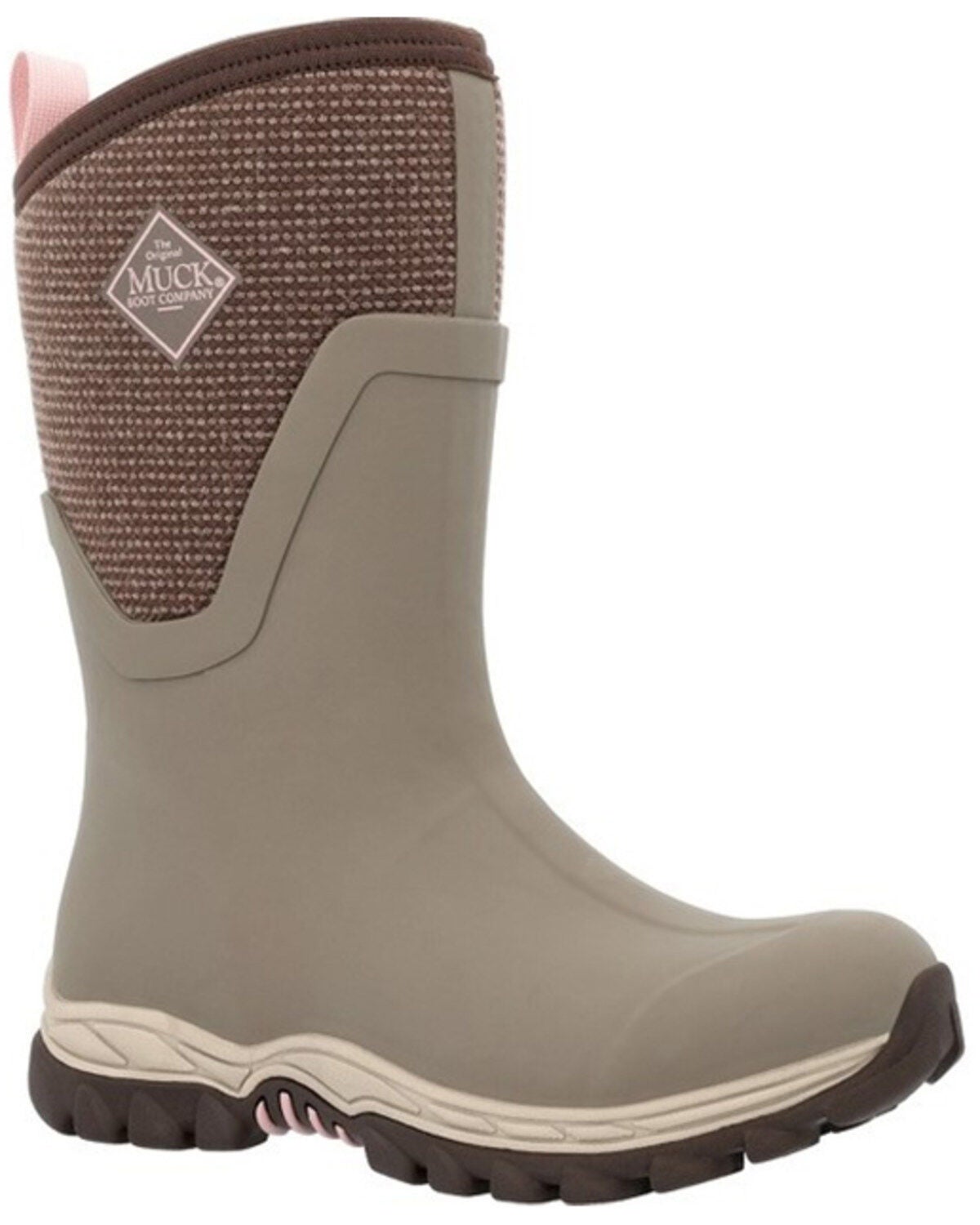 Muck Boots Women's Arctic Sport II Mid Work Boots - Round Toe, Chocolate, hi-res