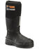 Double H Men's 16" Rubber Met Guard Work Boots - Steel Toe, Black, hi-res