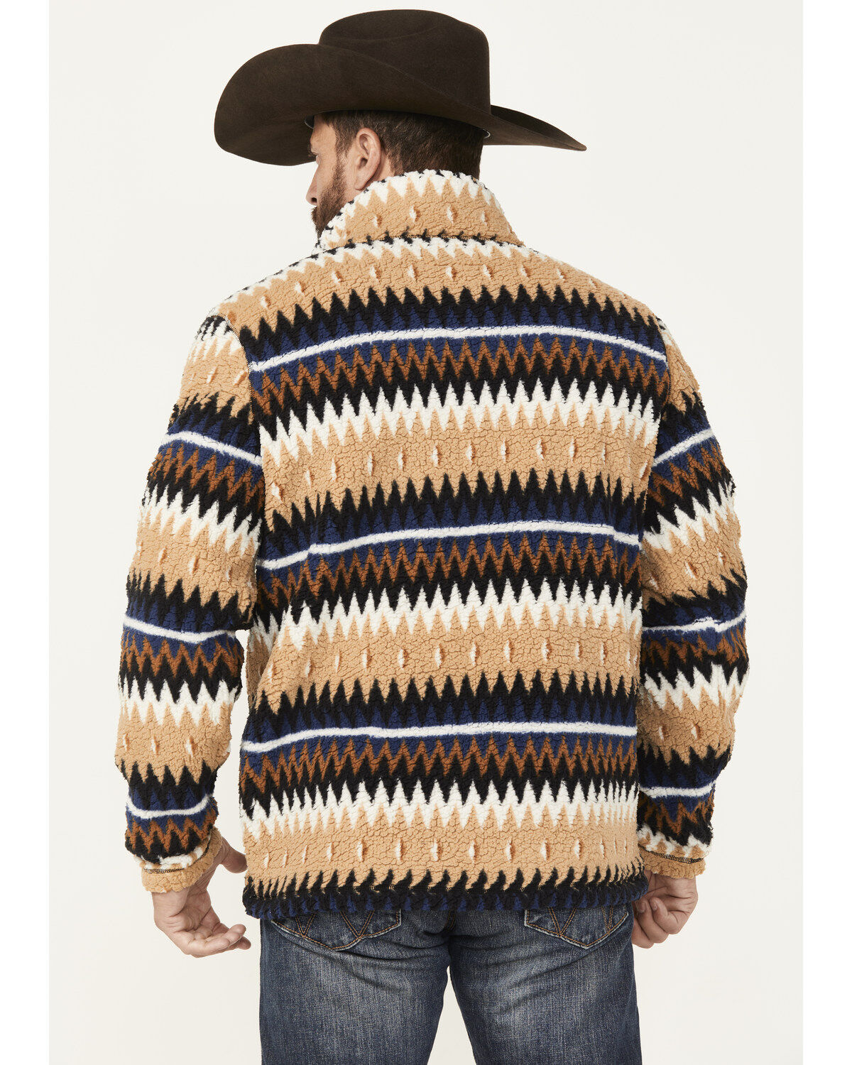 Image #4 - Cody James Men's Voyage 1/4 Zip Pullover, Tan, hi-res