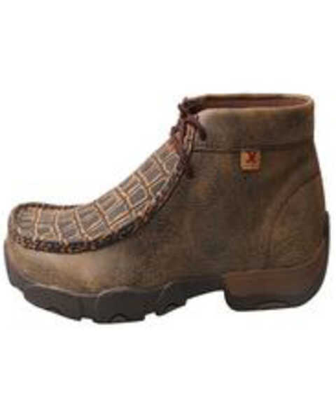 Image #3 - Twisted X Men's Work Driving Moc - Alloy Toe, Brown, hi-res