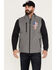 Image #1 - Howitzer Men's Skull Bonded Vest, Charcoal, hi-res