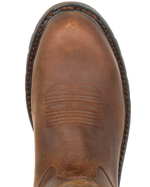 Image #6 - Georgia Boot Men's Carbo-Tec LT Waterproof Work Boots - Composite Toe, Brown, hi-res