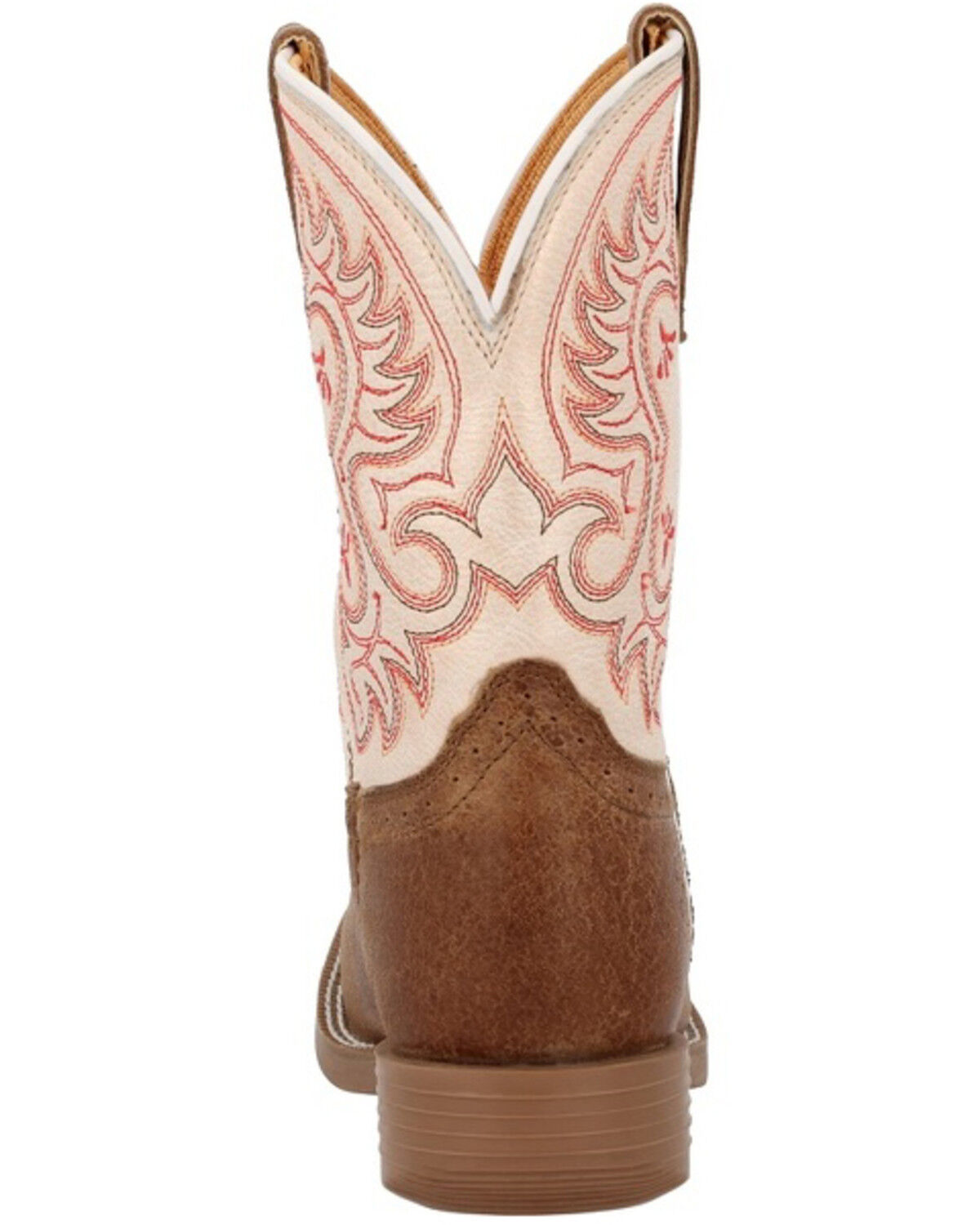 Image #5 - Durango Girls' Shyloh Western Boots - Broad Square Toe, Tan, hi-res