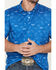 Image #3 - Buckwear Men's Busch Light Repeat Short Sleeve Stretch Polo, Teal, hi-res
