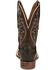 Image #5 - Tony Lama Men's Sienna Exotic Full-Quill Ostrich Western Boots - Broad Square Toe, Brown, hi-res