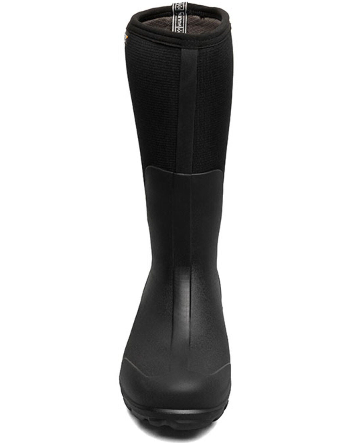Image #4 - Bogs Men's Classic Seamless Tall Waterproof Rubber Boots - Round Toe, Black, hi-res