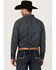 Image #4 - Cody James Men's Slingshot Geo Print Long Sleeve Button-Down Stretch Western Shirt, Navy, hi-res