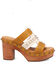 Image #2 - Dingo Women's Chateau Wooden Sandals, Mustard, hi-res