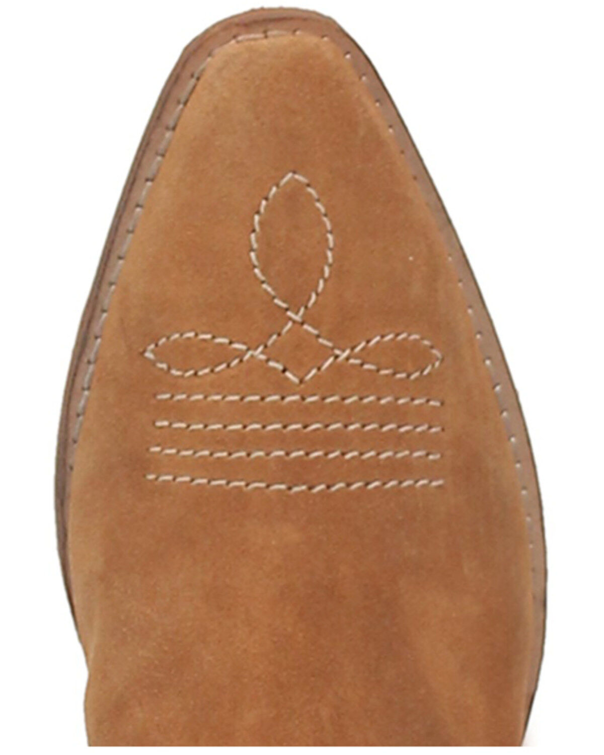 Image #6 - Dingo Women's Buckskin Western Fashion Booties - Snip Toe, Brown, hi-res