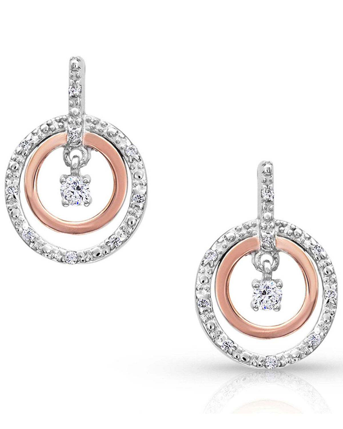 Image #1 - Montana Silversmiths Women's Haloed First Star Earrings, , hi-res