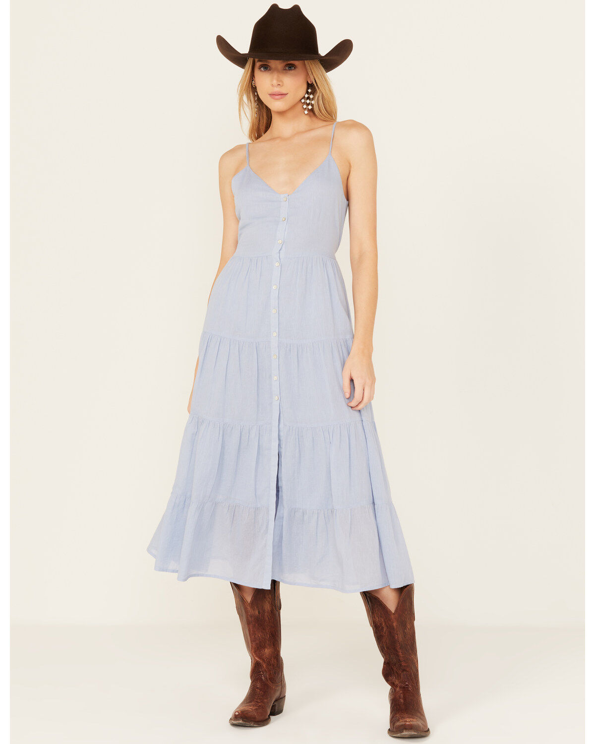 Bila Women's Windsor Tier Midi Dress | Boot Barn