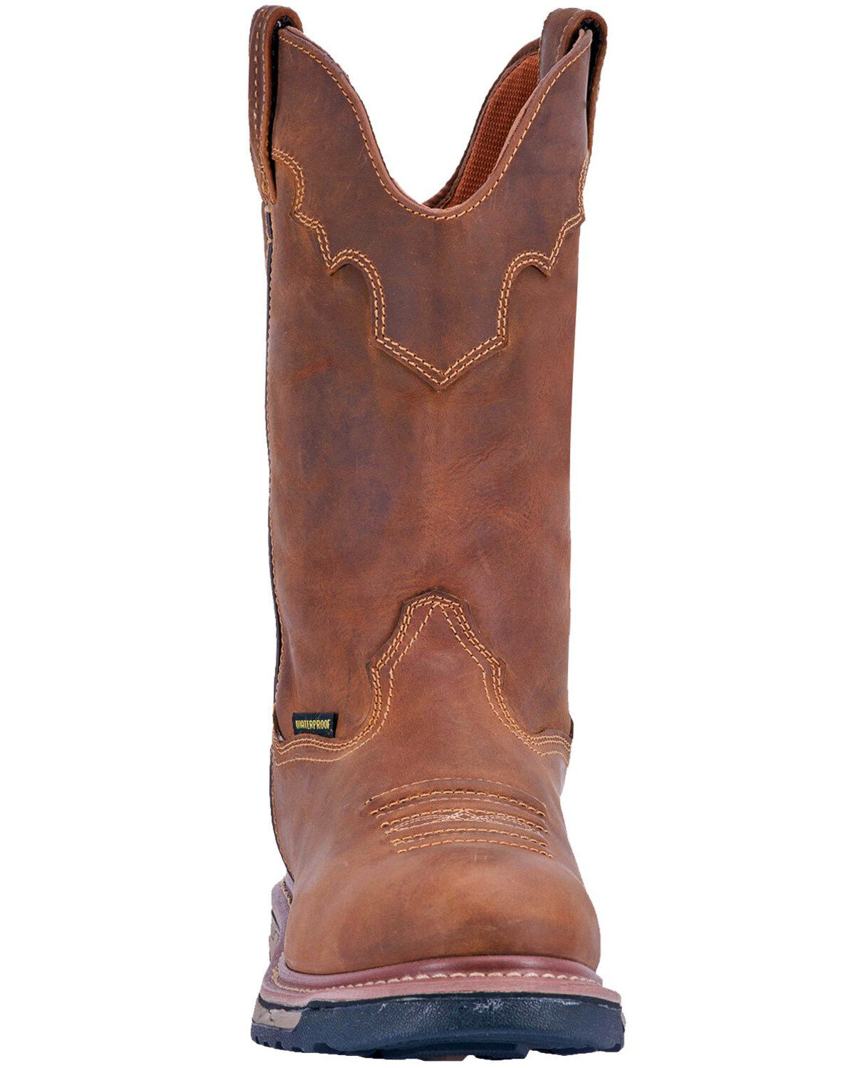 Image #5 - Dan Post Men's Journeyman Waterproof Work Boots - Soft Toe, Brown, hi-res