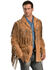 Scully Men's Hand Laced Bead Trim Coat, Buck Tan, hi-res