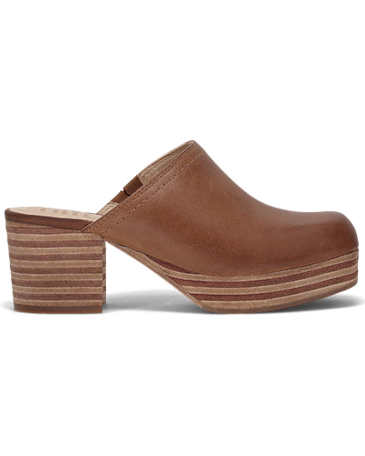 Image #2 - Frye Women's Campus Clogs, Brown, hi-res