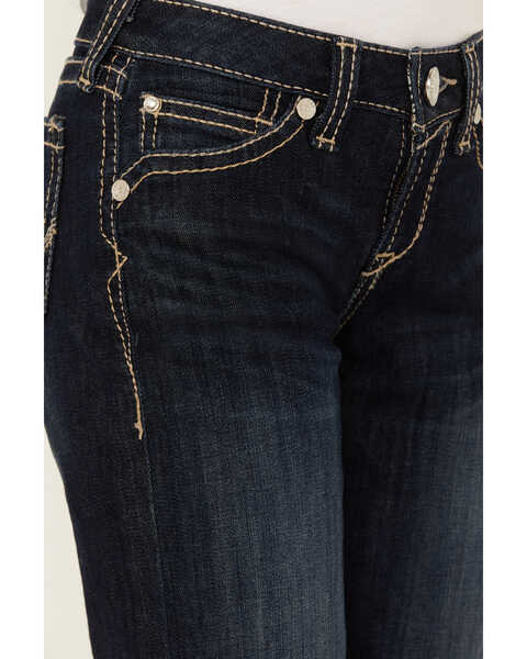 Image #2 - Ariat Girls' R.E.A.L. Selma Trouser Jeans , Blue, hi-res