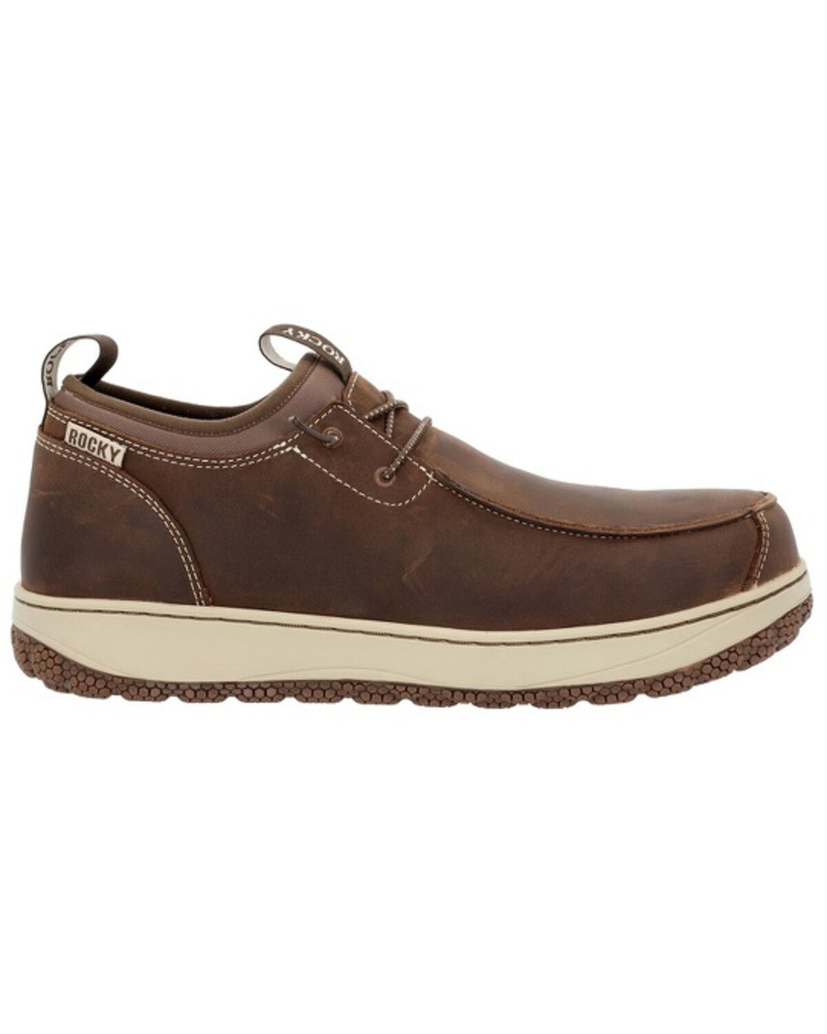 Image #2 - Rocky Men's Dry Strike SRX Outdoor Moc Shoe - Composite Toe, Dark Brown, hi-res
