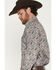 Image #2 - Panhandle Slim Men's Rough Stock Paisley Print Long Sleeve Snap Stretch Western Shirt, Camel, hi-res