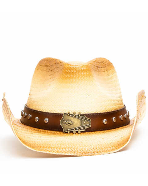 Image #4 - Cody James Men's Elijah Western Straw Hat , Tan, hi-res