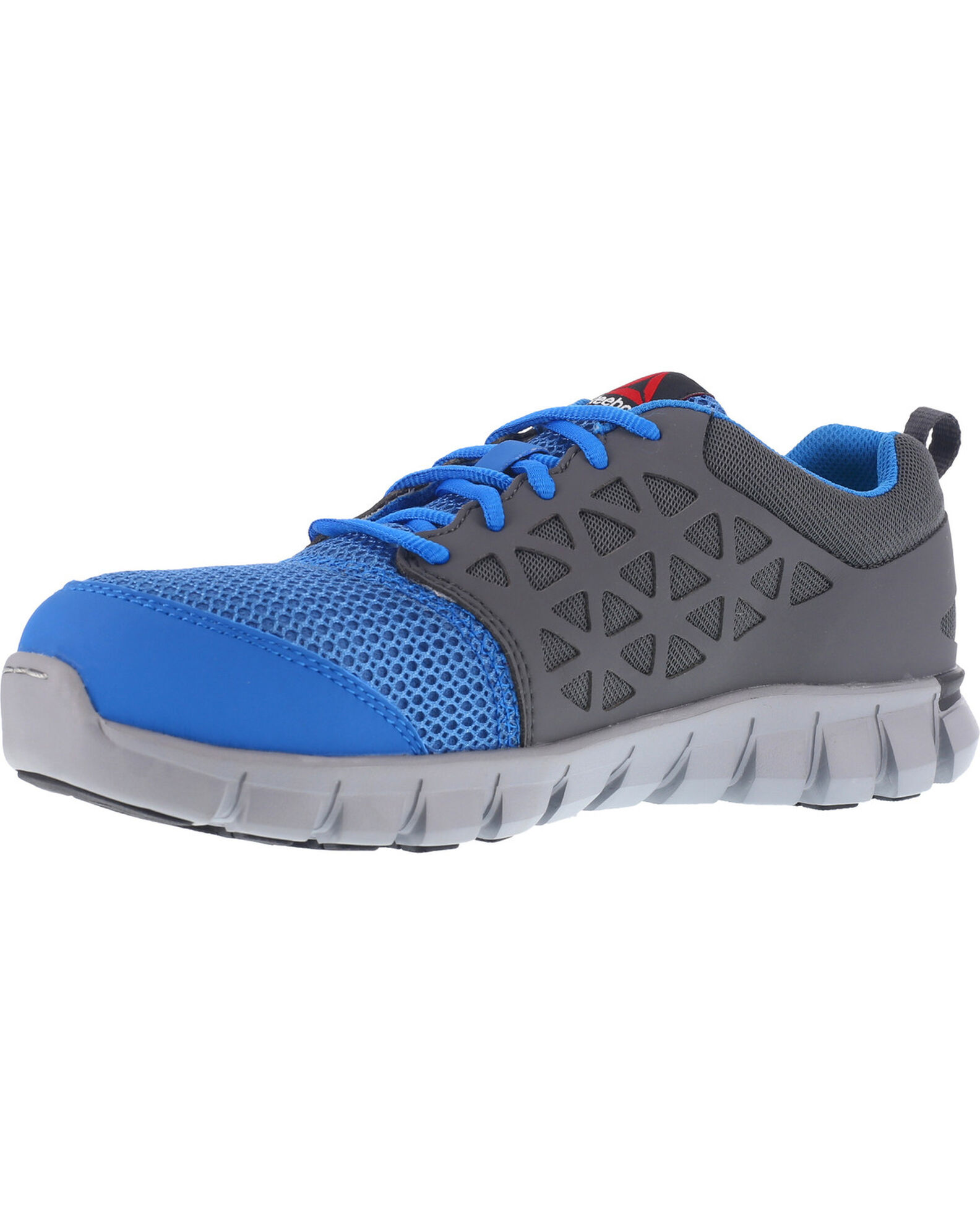 Image #2 - Reebok Men's Mesh Athletic Oxfords - Alloy Toe, Blue, hi-res