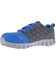 Image #2 - Reebok Men's Mesh Athletic Oxfords - Alloy Toe, Blue, hi-res