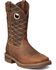 Image #1 - Durango Men's Workin Rebel Composite Toe Work Boots, Chocolate, hi-res
