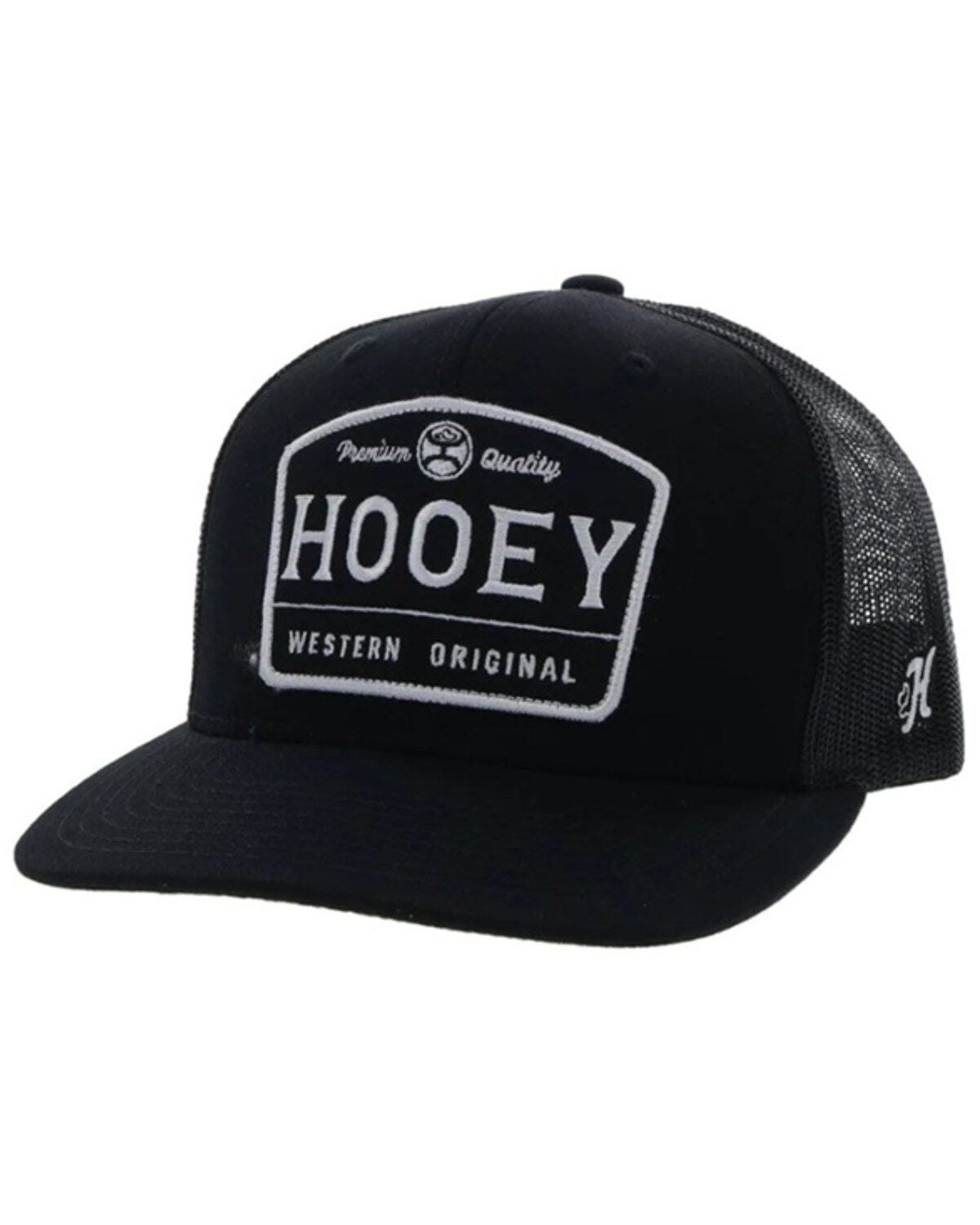 Image #1 - Hooey Men's Trip Trucker Cap, Black, hi-res