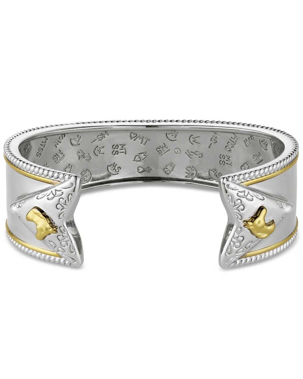 Image #3 - Montana Silversmiths Women's Regal Rider Cuff Bracelet, Silver, hi-res