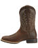 Ariat Men's Hybrid Rancher Western Performance Boots - Broad Square Toe, Brown, hi-res