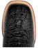 Image #6 - Ferrini Men's Caiman Crocodile Print Western Boots, Black, hi-res