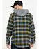 Image #2 - Hawx Men's Grey Hooded Flannel Shirt Work Jacket - Tall, , hi-res
